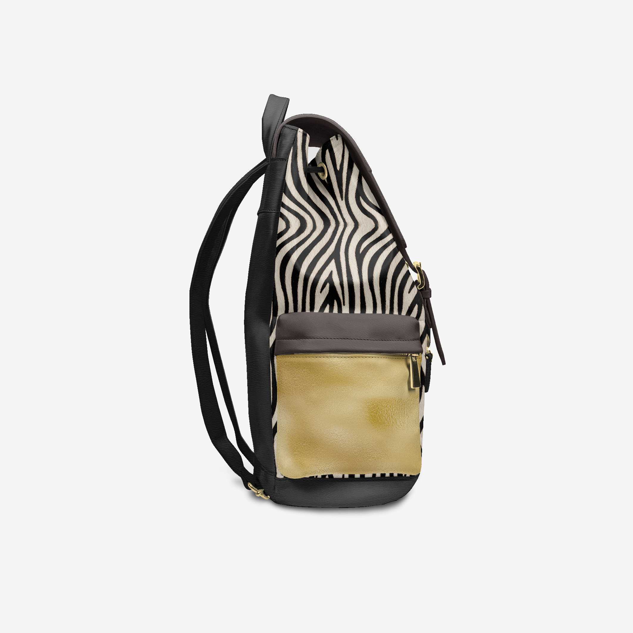 Luxury Vegan Backpack GOLD SAFARI – BYMANYC ® New York Made in Italy - BYMANYC ® New York  