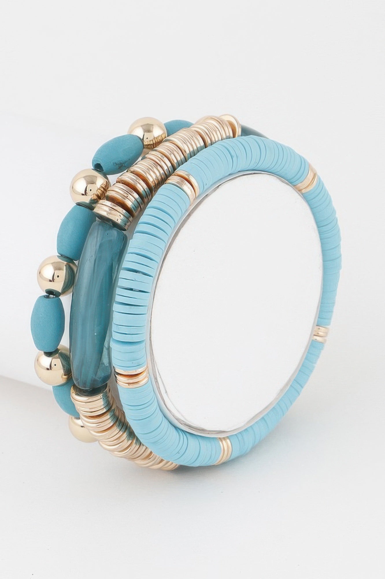  MADISON Triple Layered Bead Bracelet - New Collection Los Angeles - BYMANYC ® New York  NYC Wholesale Boutique Inventory - No MOQ & Ready to Ship