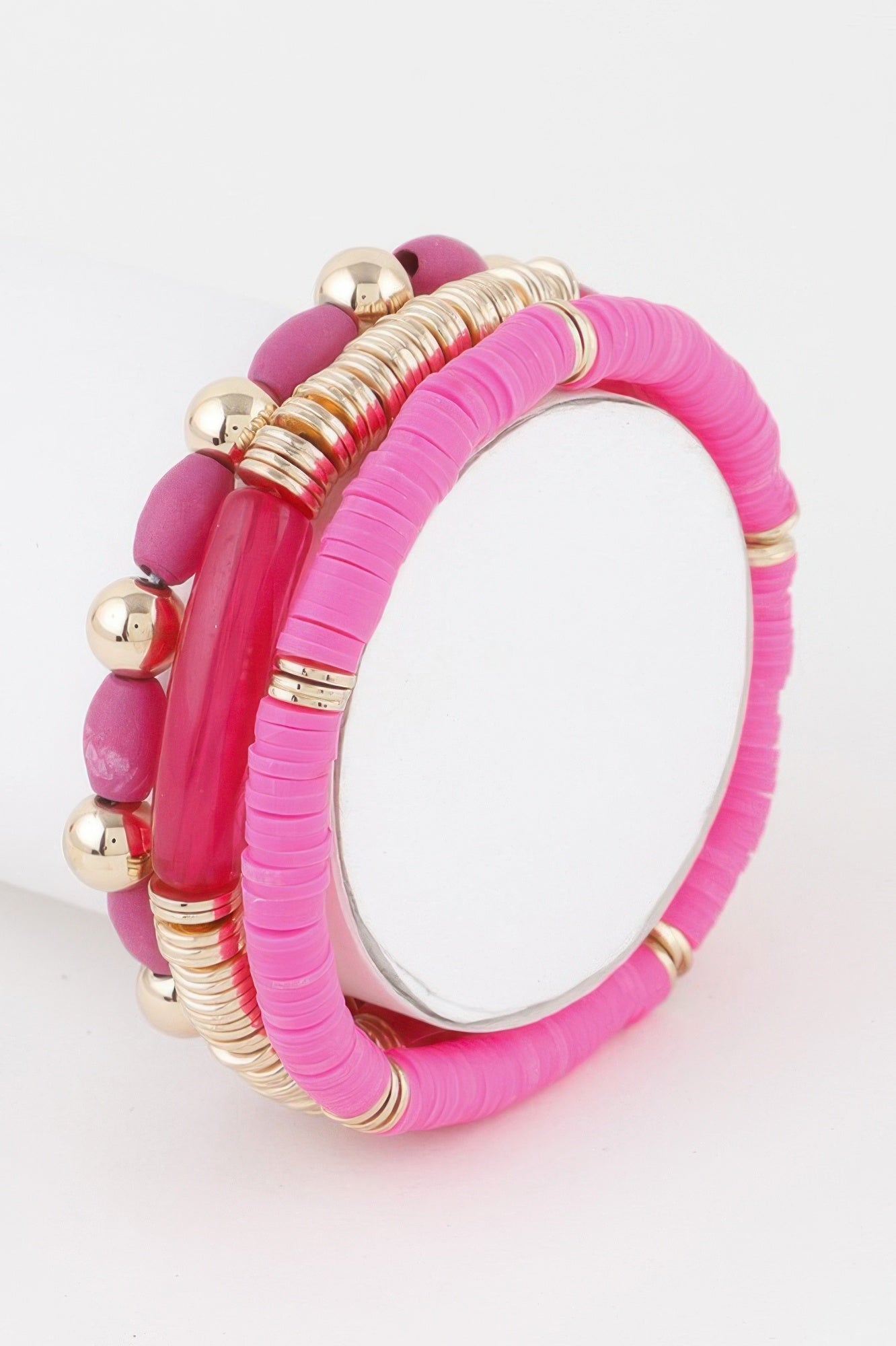  MADISON Triple Layered Bead Bracelet - New Collection Los Angeles - BYMANYC ® New York  NYC Wholesale Boutique Inventory - No MOQ & Ready to Ship