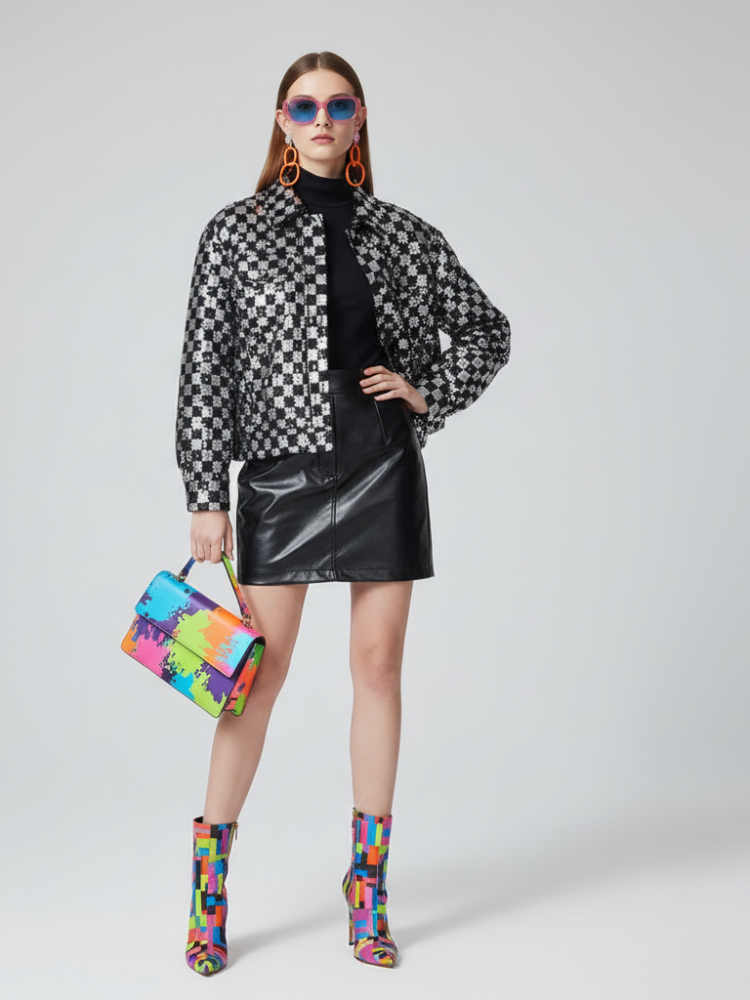  MEATPACKING Sequin Tuxedo Blazer Jacket BYMANYC ® New York  NYC Wholesale Boutique Inventory - No MOQ & Ready to Ship