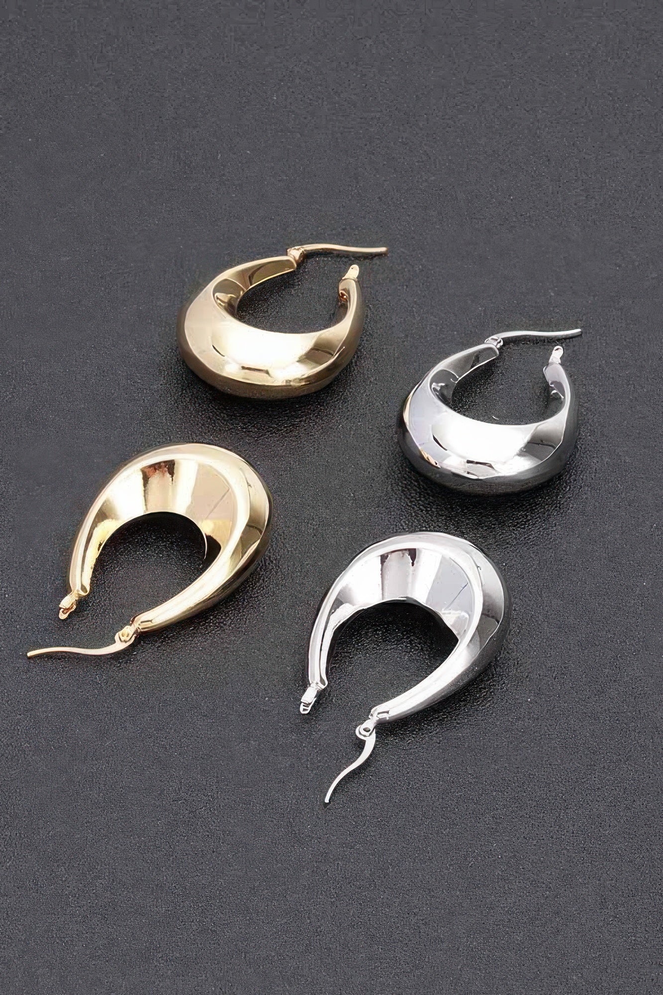  MIDNIGHT TRIBES Metal Vintage Hoop Earrings: BYMANYC ® New York  NYC Wholesale Boutique Inventory - No MOQ & Ready to Ship