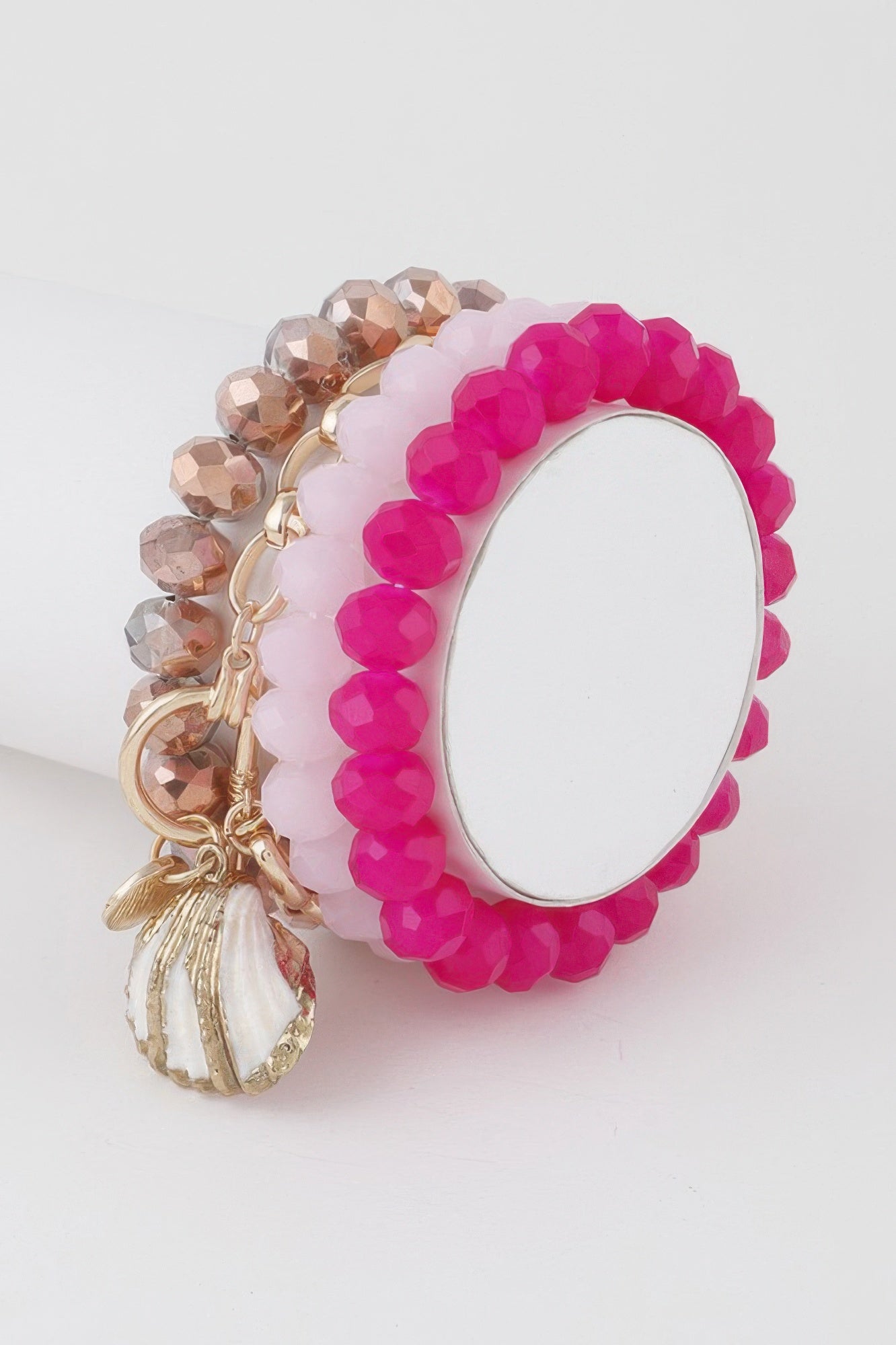  MONTAUK Seashell Crystal Bracelet | Coastal Luxe BYMANYC ® New York  NYC Wholesale Boutique Inventory - No MOQ & Ready to Ship