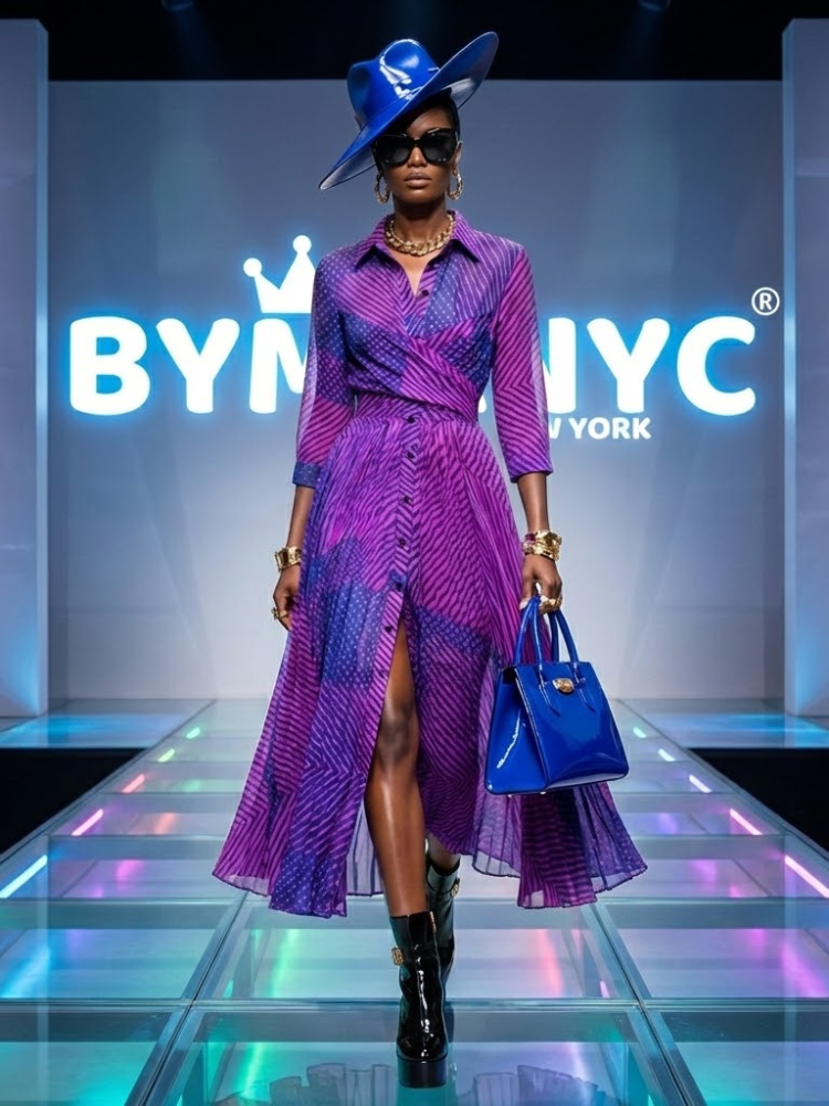 Magenta Illusion Maxi • FIFTH AVE New Collection BYMANYC ® New York