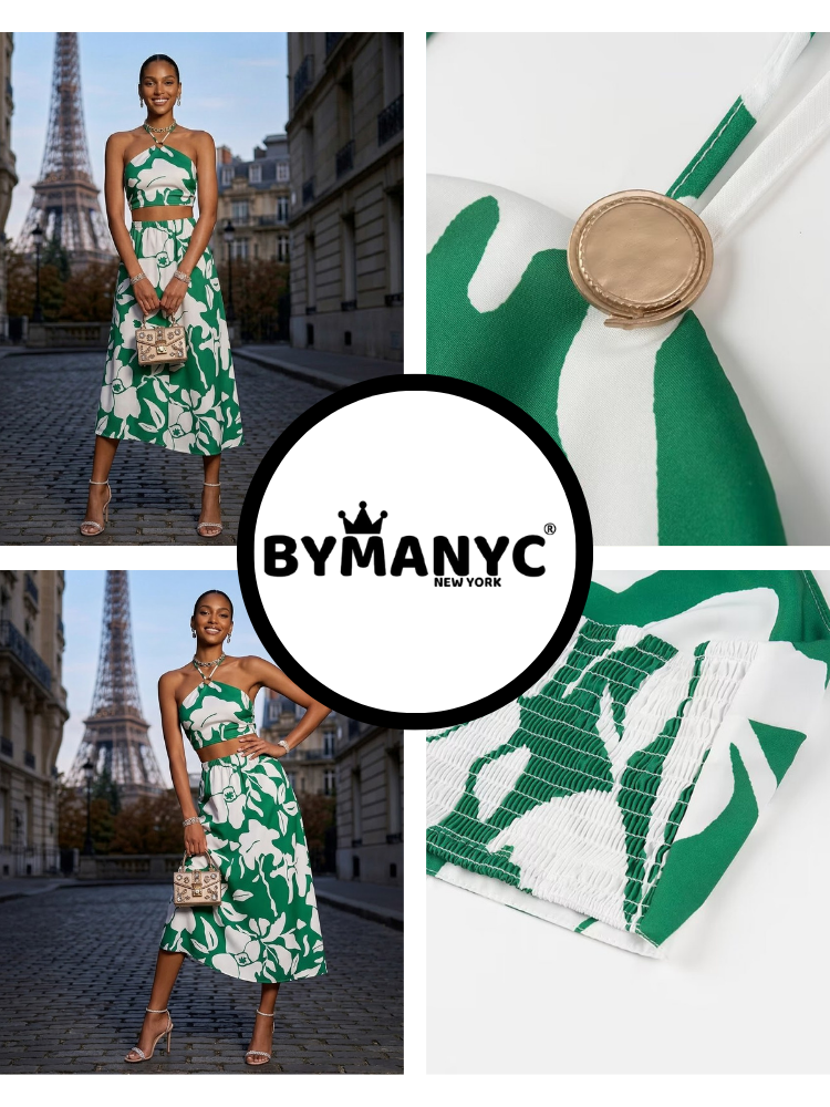  Matching Set Women's JARDIN DU LUXEMBOURG New Collection BYMANYC ® New York  NYC Wholesale Boutique Inventory - No MOQ & Ready to Ship