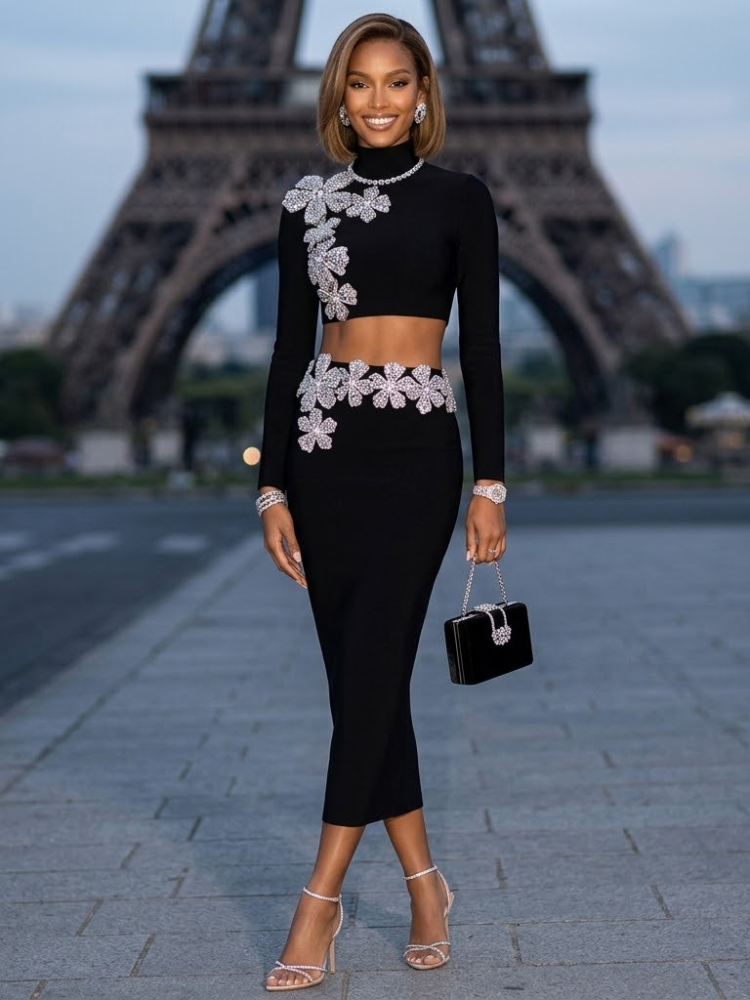  Matching Set Women's ÉLYSÉE PALACE New Collection PARIS LE MARAIS BYMANYC ® New York  NYC Wholesale Boutique Inventory - No MOQ & Ready to Ship