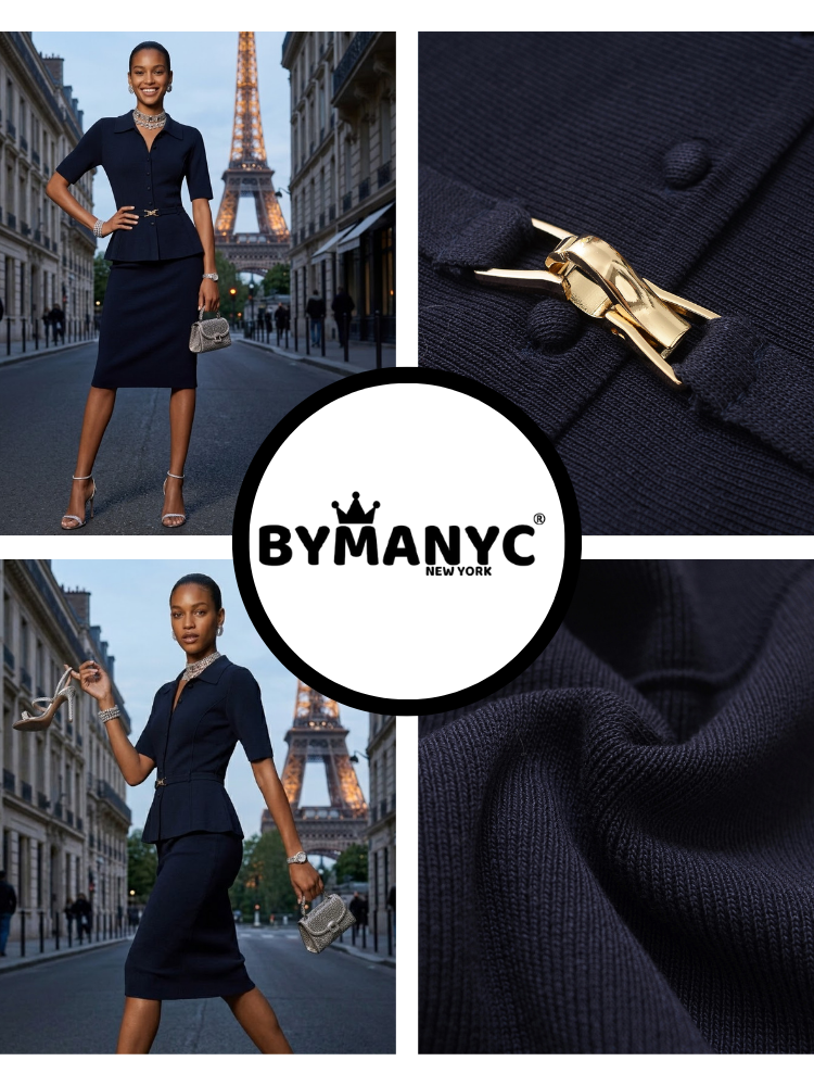  Matching Set Women's RIVE GAUCHE New Collection BYMANYC ® New York  NYC Wholesale Boutique Inventory - No MOQ & Ready to Ship