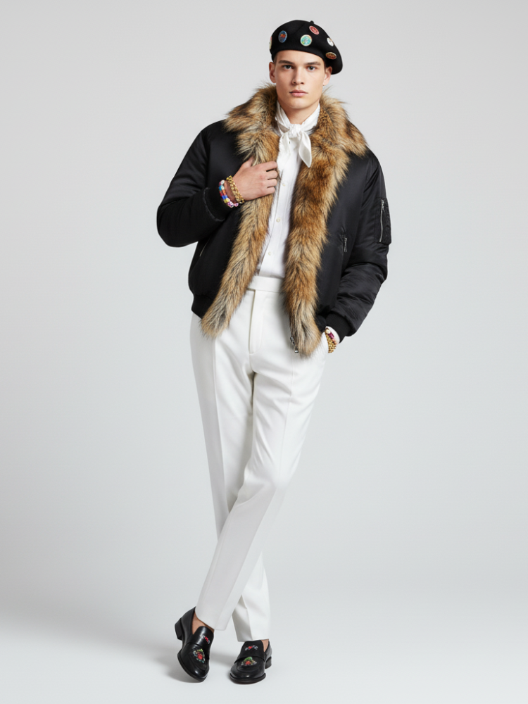  Men's Bomber Jacket CHELSEA COUTURE BYMANYC ® New York  NYC Wholesale Boutique Inventory - No MOQ & Ready to Ship