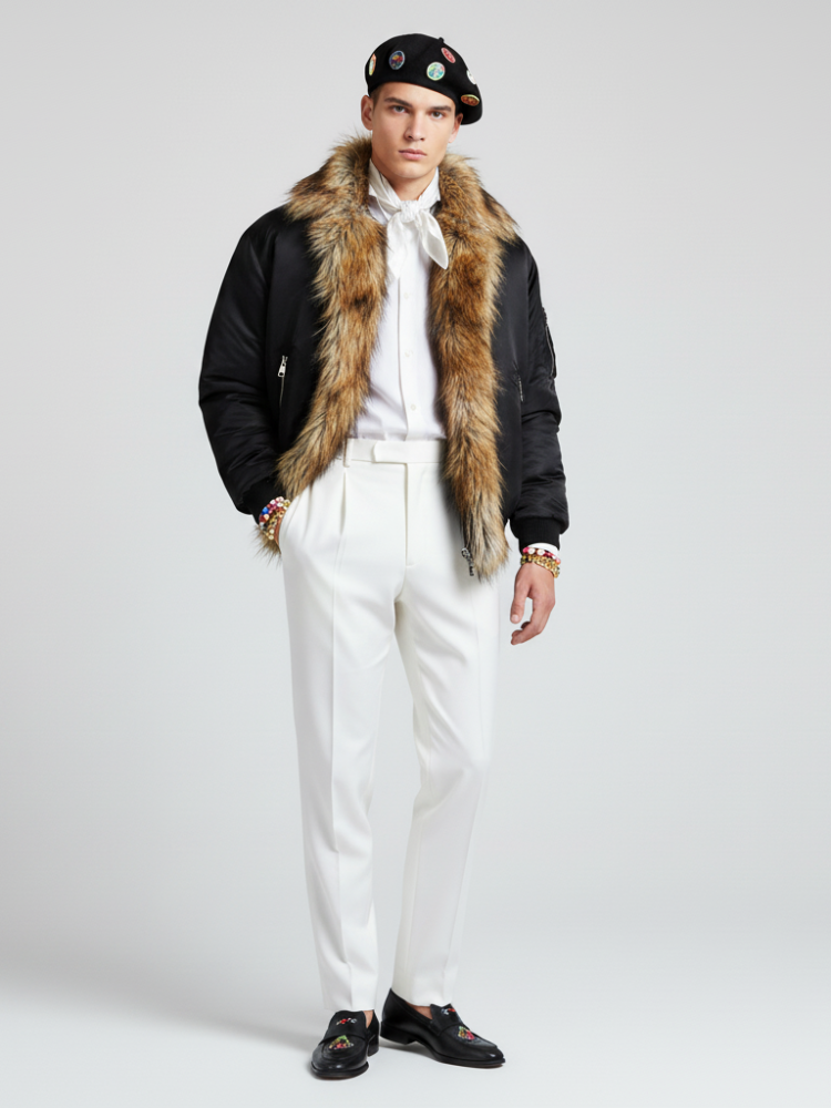  Men's Bomber Jacket CHELSEA COUTURE BYMANYC ® New York  NYC Wholesale Boutique Inventory - No MOQ & Ready to Ship