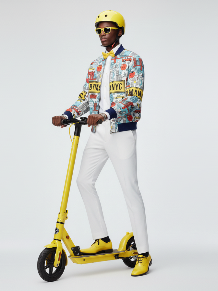 Men's GREENWICH Bomber Jacket BYMANYC ® New York - BYMANYC ® New York  