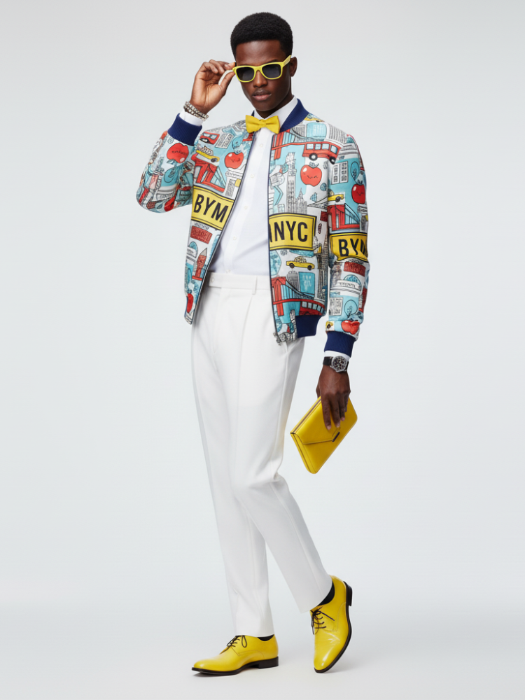 Men's GREENWICH Bomber Jacket BYMANYC ® New York - BYMANYC ® New York  