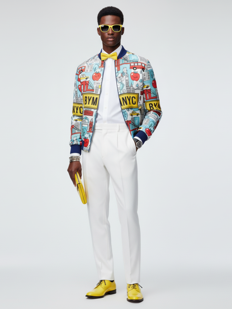  Men's GREENWICH Bomber Jacket BYMANYC ® New York  NYC Wholesale Boutique Inventory - No MOQ & Ready to Ship