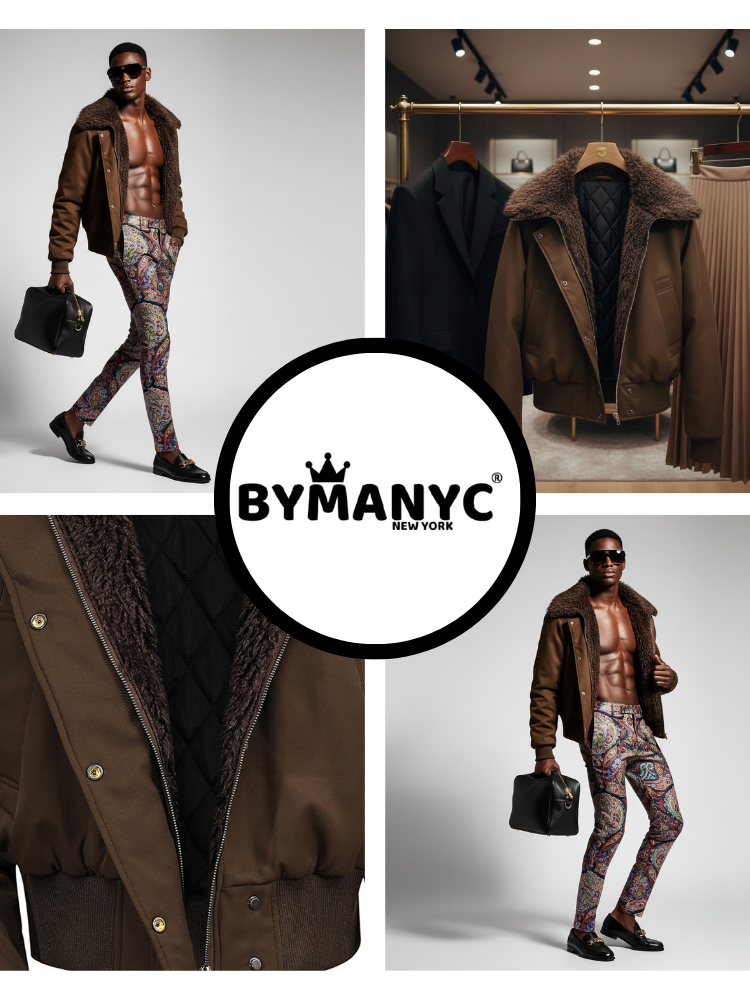  Men's Jacket STATEN ISLAND FERRY NYFW New Colecction BYMANYC ® New York  NYC Wholesale Boutique Inventory - No MOQ & Ready to Ship