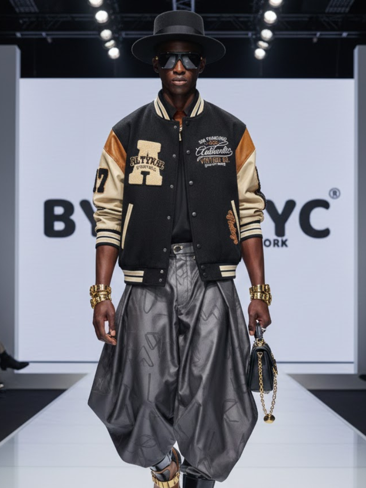 Men's Jacket VEGAN TRIBECA NYFW Colecction BYMANYC ® New York - BYMANYC ® New York  