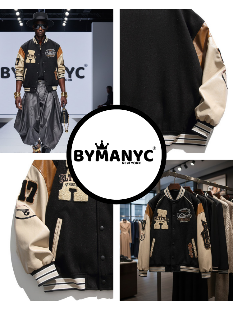  Men's Jacket VEGAN TRIBECA NYFW Colecction BYMANYC ® New York  NYC Wholesale Boutique Inventory - No MOQ & Ready to Ship