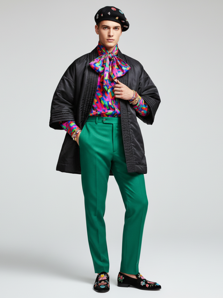  Men's Kimono Jacket NOHO COUTURE BYMANYC ® New York  NYC Wholesale Boutique Inventory - No MOQ & Ready to Ship