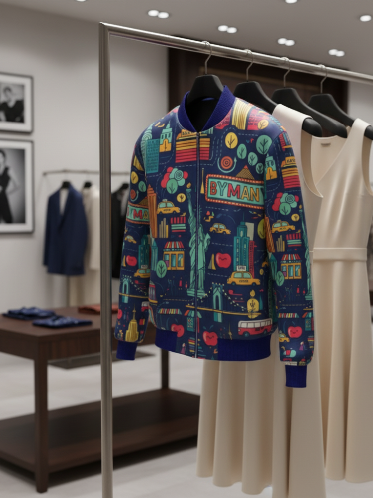 Men's MIDTOWN Bomber Jacket BYMANYC ® New York - BYMANYC ® New York  