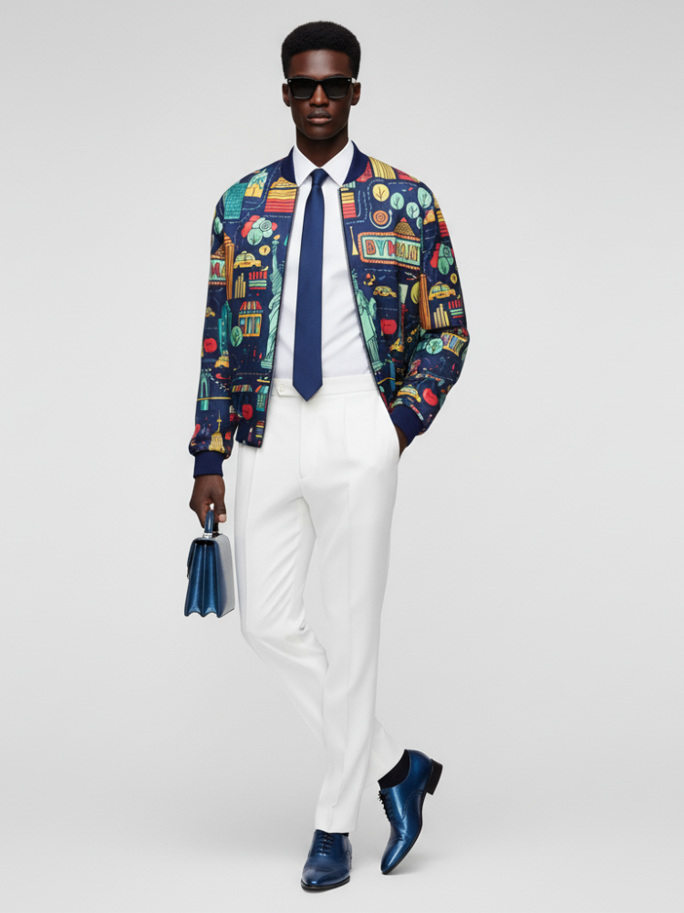  Men's MIDTOWN Bomber Jacket BYMANYC ® New York  NYC Wholesale Boutique Inventory - No MOQ & Ready to Ship