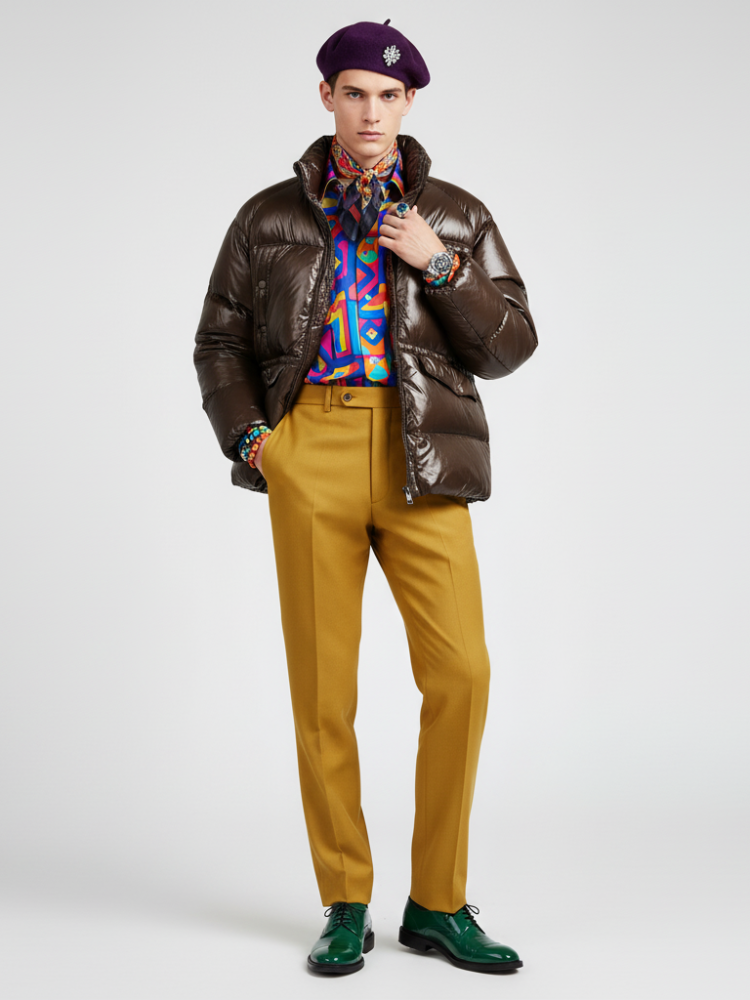 Men's Puffer Jacket CARNEGIE COUTURE BYMANYC ® New York - BYMANYC ® New York  