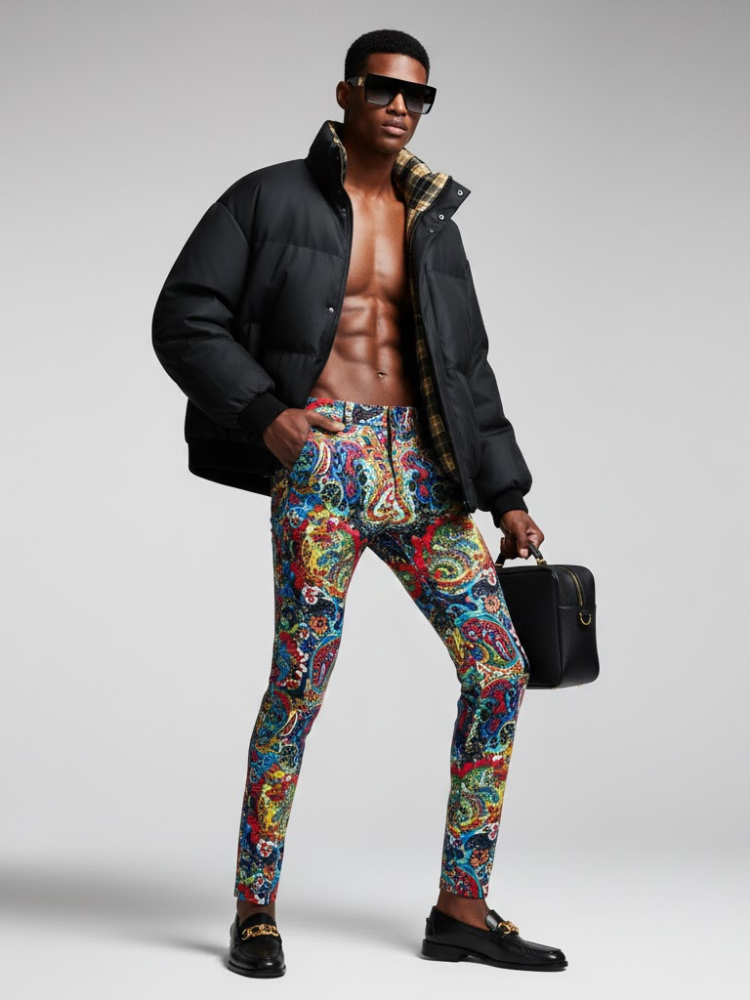  Men's Puffer Jacket HARLEM NYFW New Colecction BYMANYC ® New York  NYC Wholesale Boutique Inventory - No MOQ & Ready to Ship