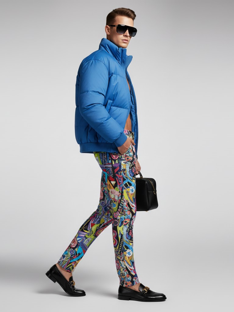  Men's Puffer Jacket TIMES SQUARE NYFW New Colecction BYMANYC ® New York  NYC Wholesale Boutique Inventory - No MOQ & Ready to Ship