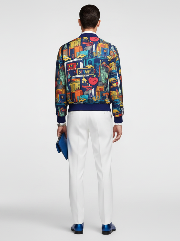  Men's SOHO Bomber Jacket BYMANYC ® New York  NYC Wholesale Boutique Inventory - No MOQ & Ready to Ship