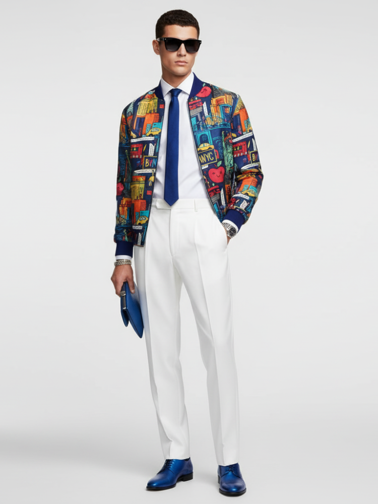  Men's SOHO Bomber Jacket BYMANYC ® New York  NYC Wholesale Boutique Inventory - No MOQ & Ready to Ship