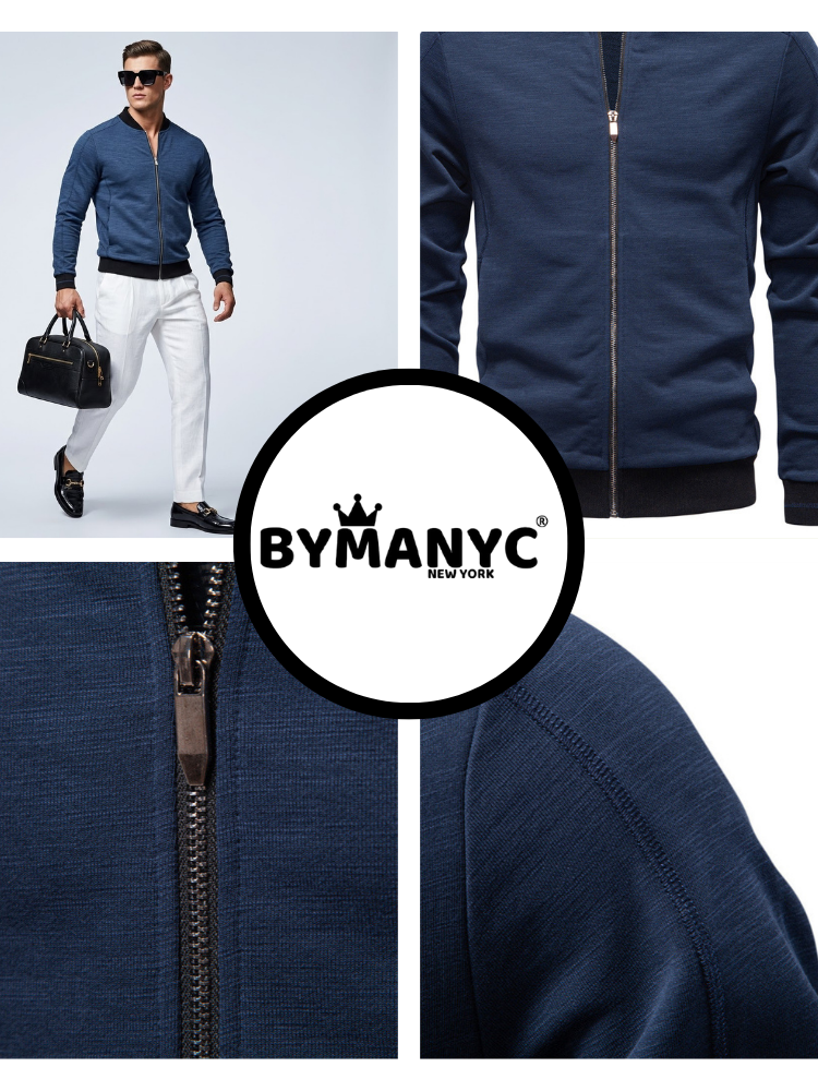 Men's Technical Bomber Jacket HUDSON New Collection Prêt-à-Porter BYMANYC ® New York - BYMANYC ® New York  