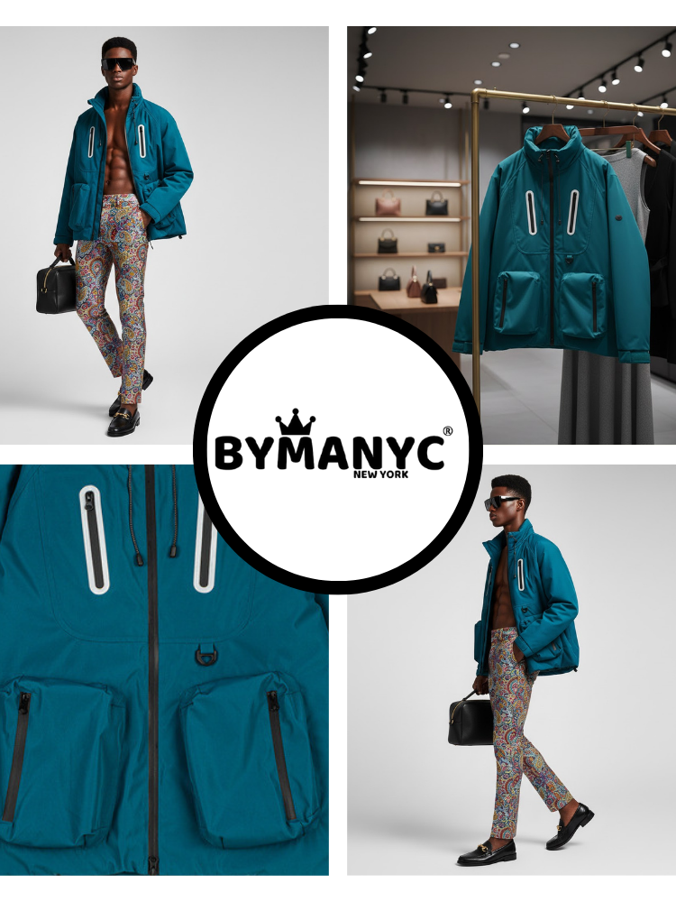 Men's Technical Jacket STREET ART QUEENS NYFW New Colecction BYMANYC ® New York - BYMANYC ® New York  