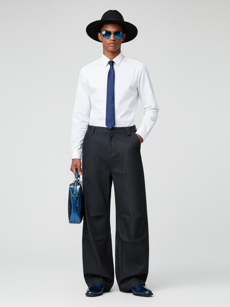 Men's Trousers FINANCIAL DISTRICT COUTURE BYMANYC ® New York - BYMANYC ® New York  