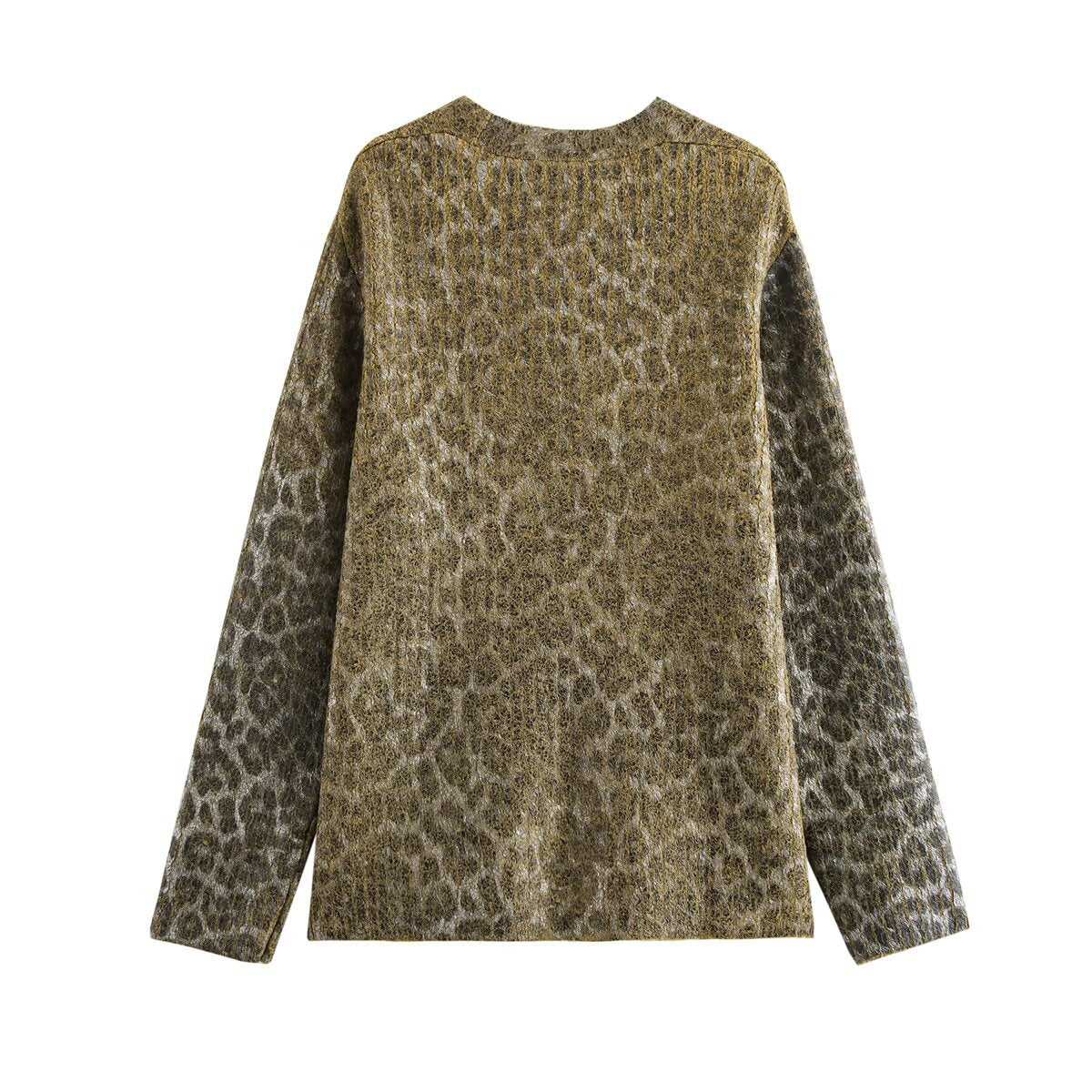 Metallic Animal Knit Sweater, Midtown | Women - BYMANYC ® New York - BYMANYC ® New York  
