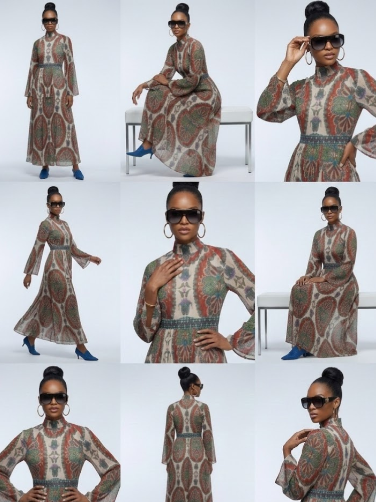 GREENWICH Women's Printed Dress Prêt-à-Porter BYMANYC ® New York