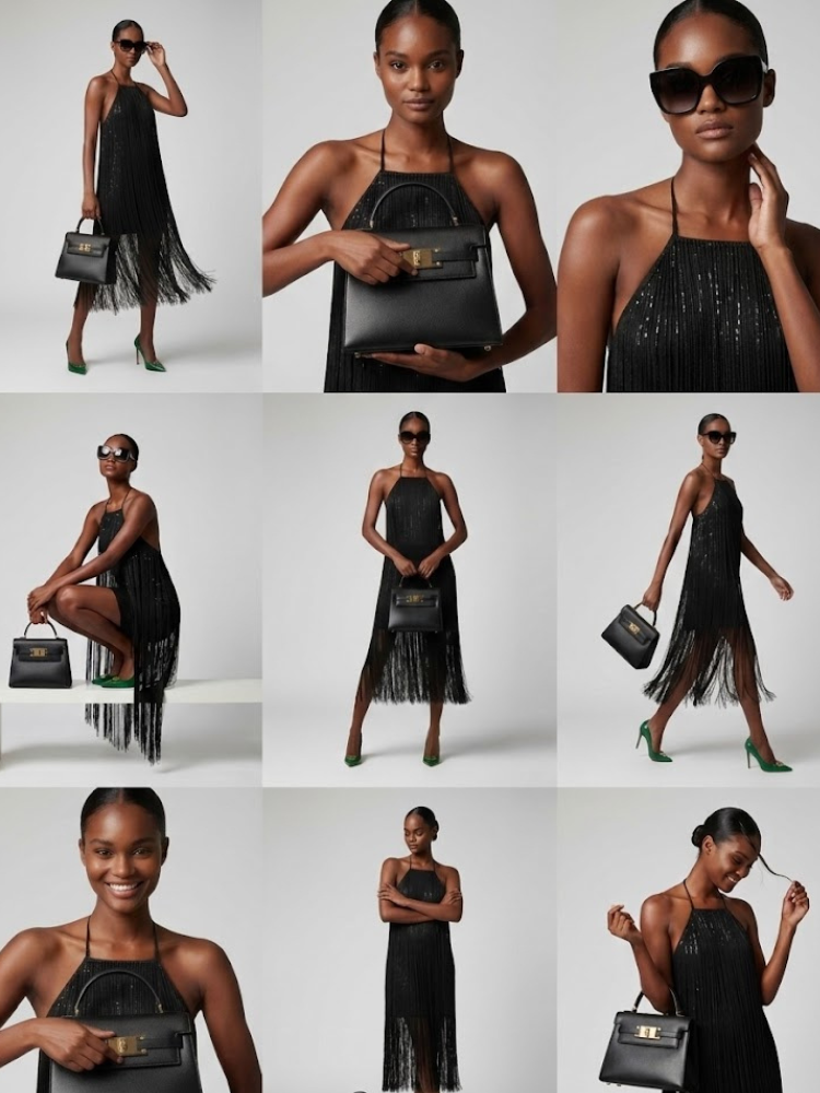 Mini Dress New Collection BYMANYC ® New York • Midnight Noir Fringe - BYMANYC ® New York  