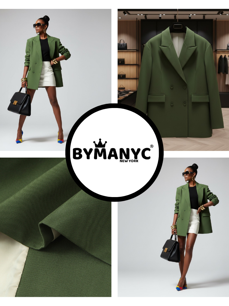  Modernist Blazer Eco Jacket • DUMBO New Collection BYMANYC ® New York  NYC Wholesale Boutique Inventory - No MOQ & Ready to Ship
