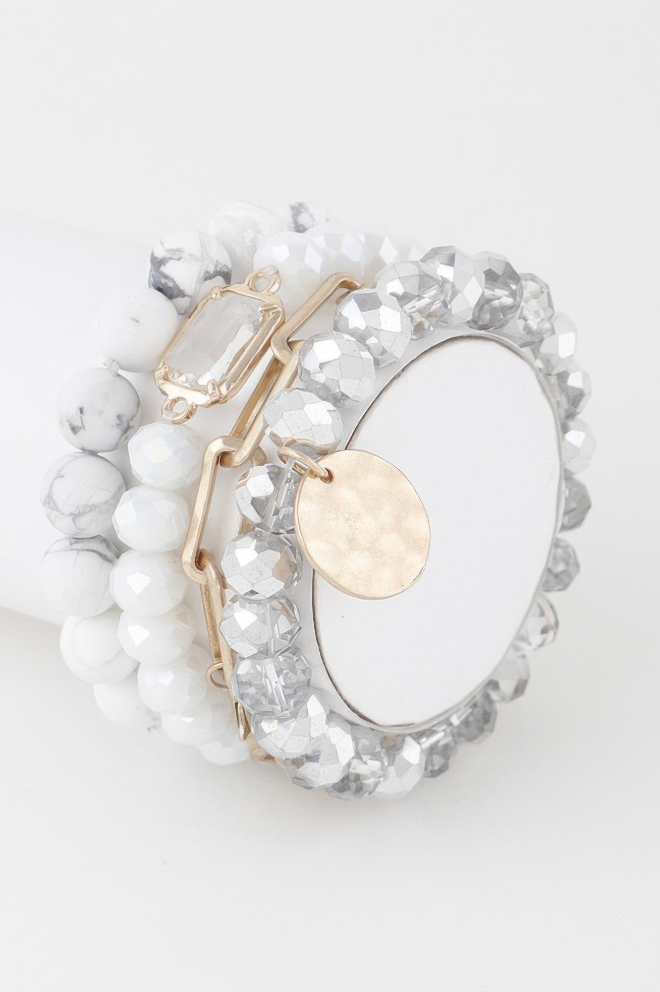  Multi Stone Crystal Beaded Bracelet | BYMANYC ® New York Jewelry  NYC Wholesale Boutique Inventory - No MOQ & Ready to Ship