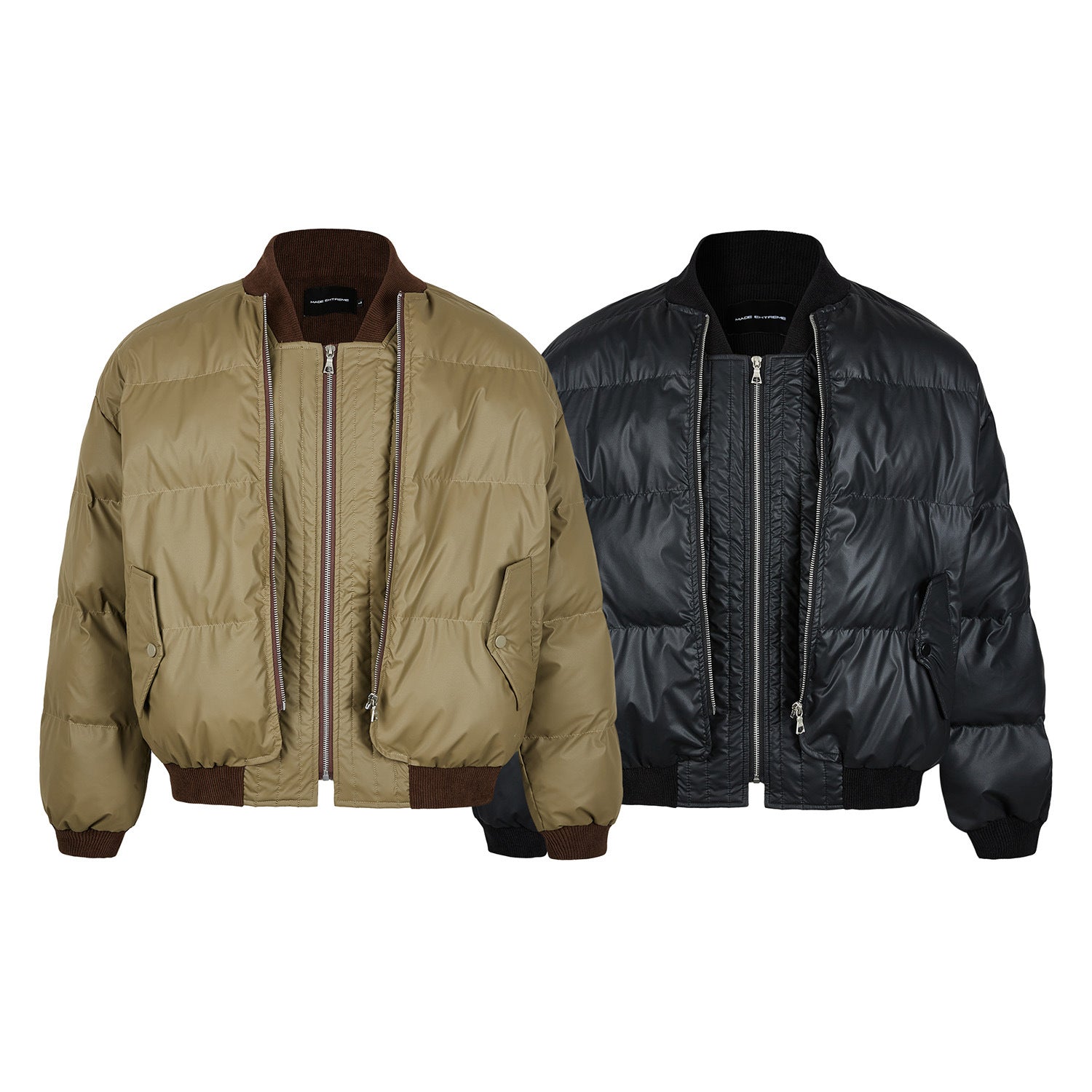 Multi-Zipper Puffer Jacket, Bushwick | Unisex - BYMANYC ® New York - BYMANYC ® New York  