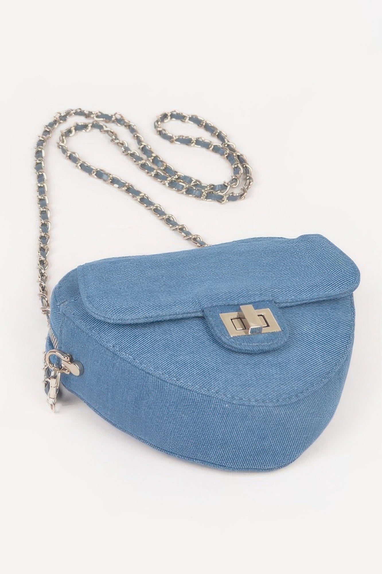 NOHO Heart Denim Crossbody - New Collection Los Angeles - BYMANYC ® New York - BYMANYC ® New York  