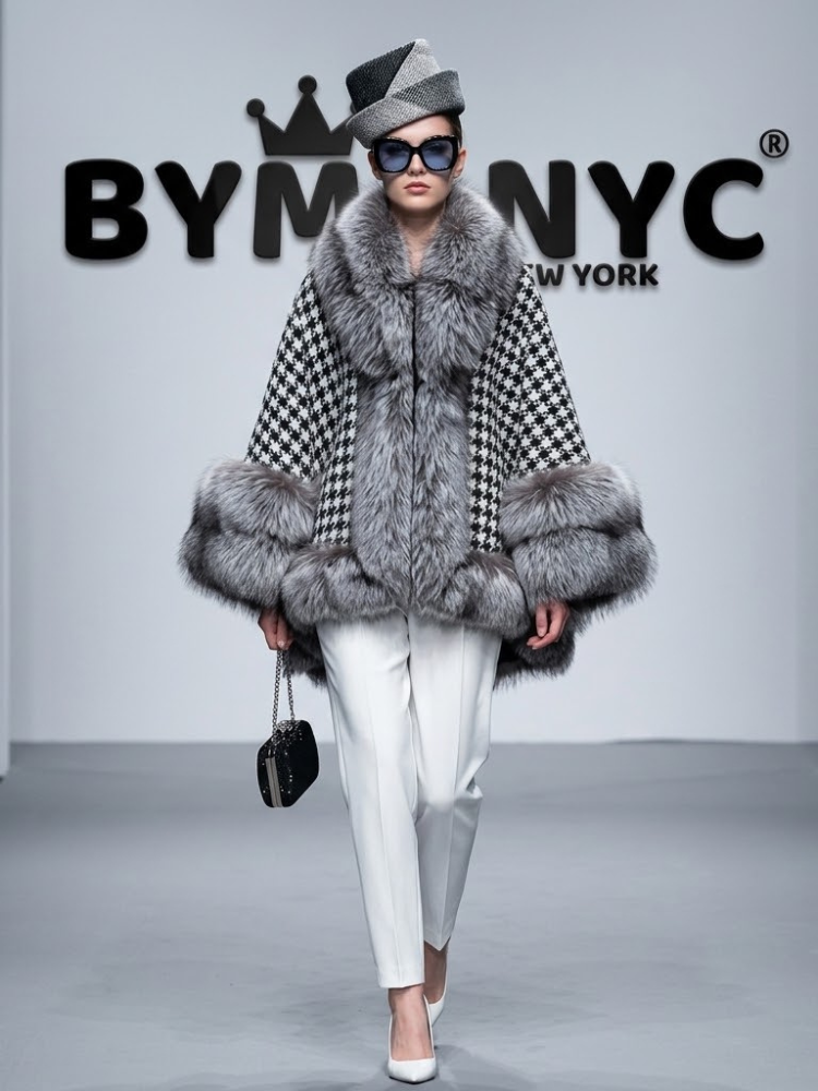 WOMEN'S CAPE JACKET Ecological Prêt-à-Porter New Collection FLATIRON BYMANYC ® New York