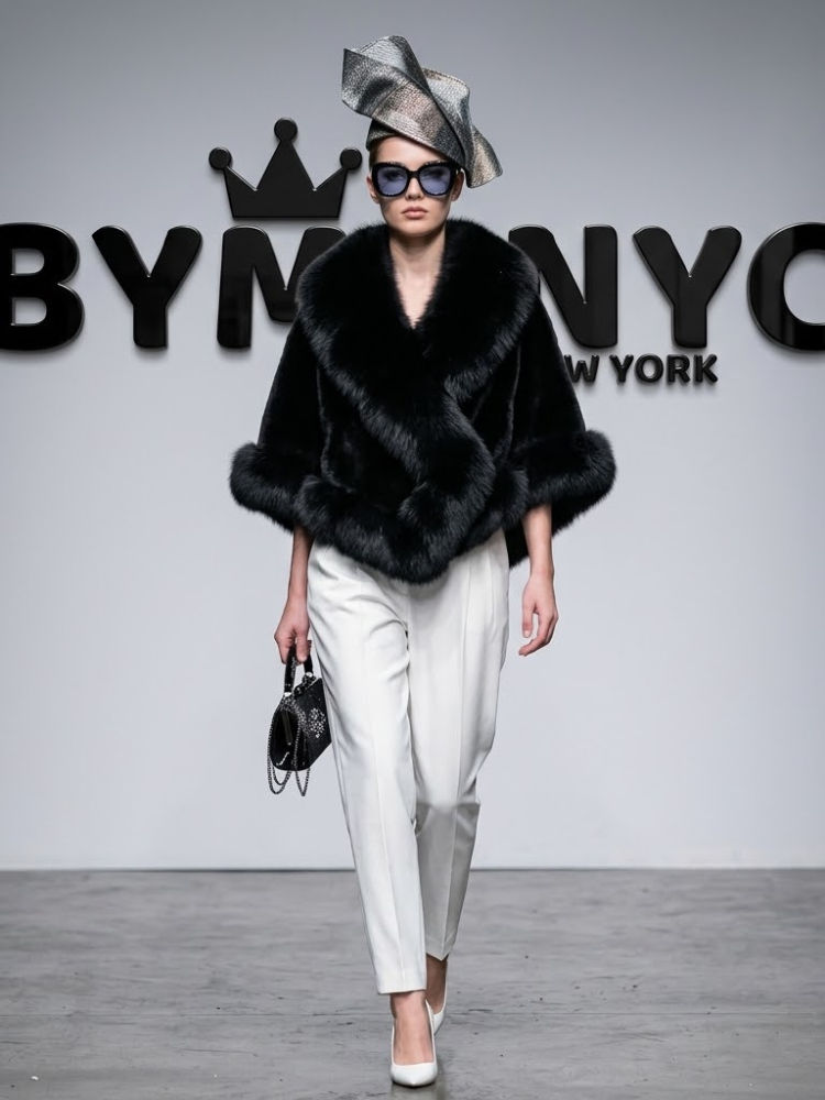 WOMEN'S CAPE JACKET Ecological Prêt-à-Porter New Collection CENTRAL PARK BYMANYC ® New York
