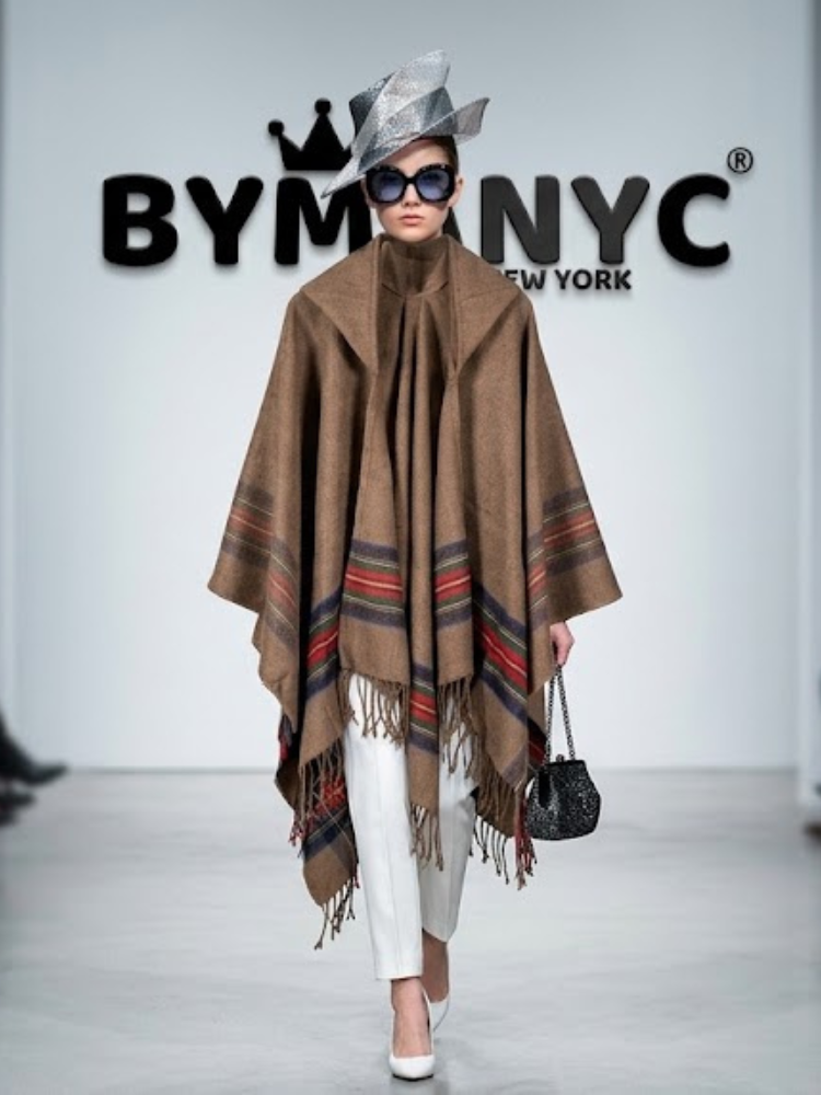 WOMEN'S CAPE JACKET Ecological Prêt-à-Porter New Collection BATTERY PARK BYMANYC ® New York