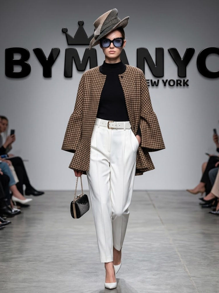 WOMEN'S JACKET CAPE Ecological Prêt-à-Porter New Collection MEATPACKING BYMANYC ® New York