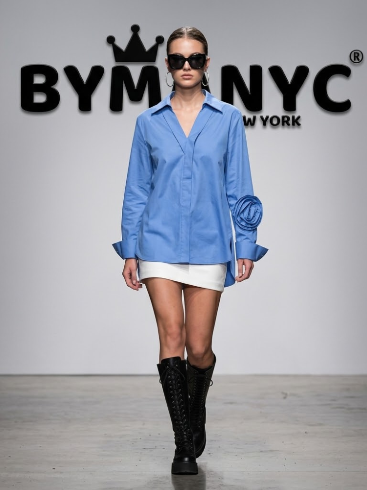 WOMEN'S BLOUSE Elegant Ecological Prêt-à-Porter New Collection MEATPACKING BYMANYC ® New York