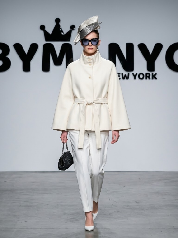 WOMEN'S CAPE JACKET Ecological Prêt-à-Porter New Collection CHELSEA BYMANYC ® New York
