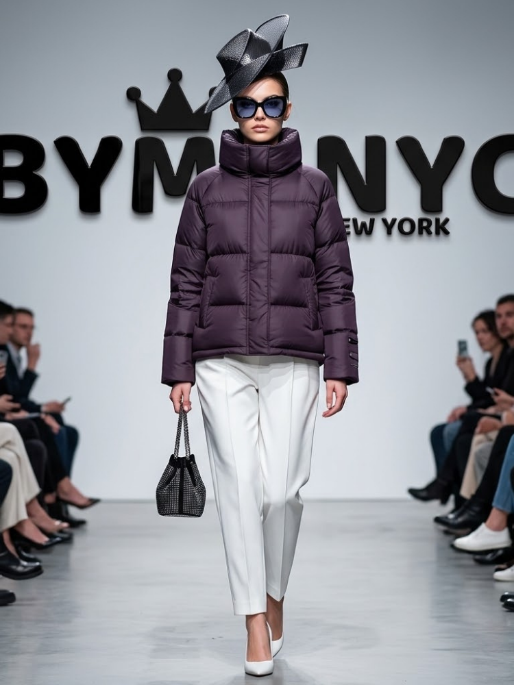 WOMEN'S JACKET Ecological HUDSON SQUARE New Collection Top Trendy BYMANYC ® New York