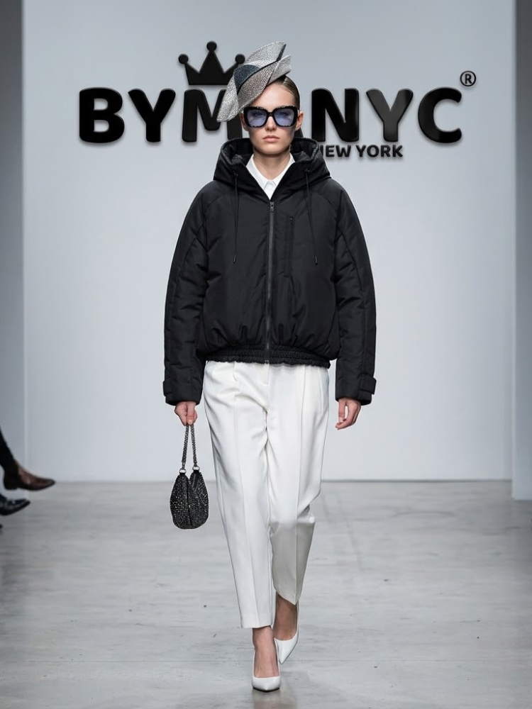 WOMEN'S JACKET Ecological CARNEGIE HILL New Collection Top Trendy BYMANYC ® New York
