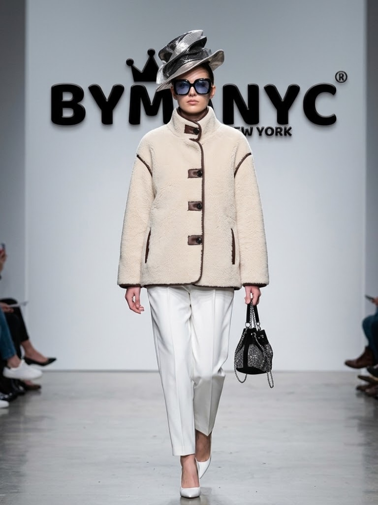 WOMEN'S JACKET Ecological KIPS BAY New Collection Top Trendy BYMANYC ® New York