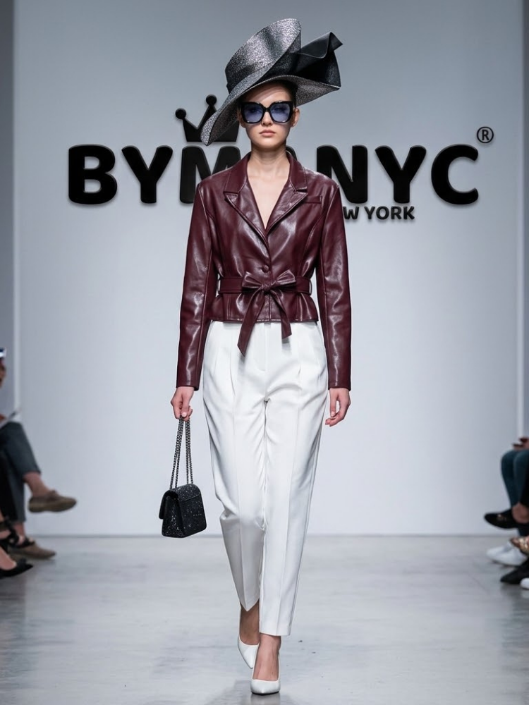WOMEN'S JACKET Ecological COLUMBUS CIRCLE New Collection Top Trendy BYMANYC ® New York