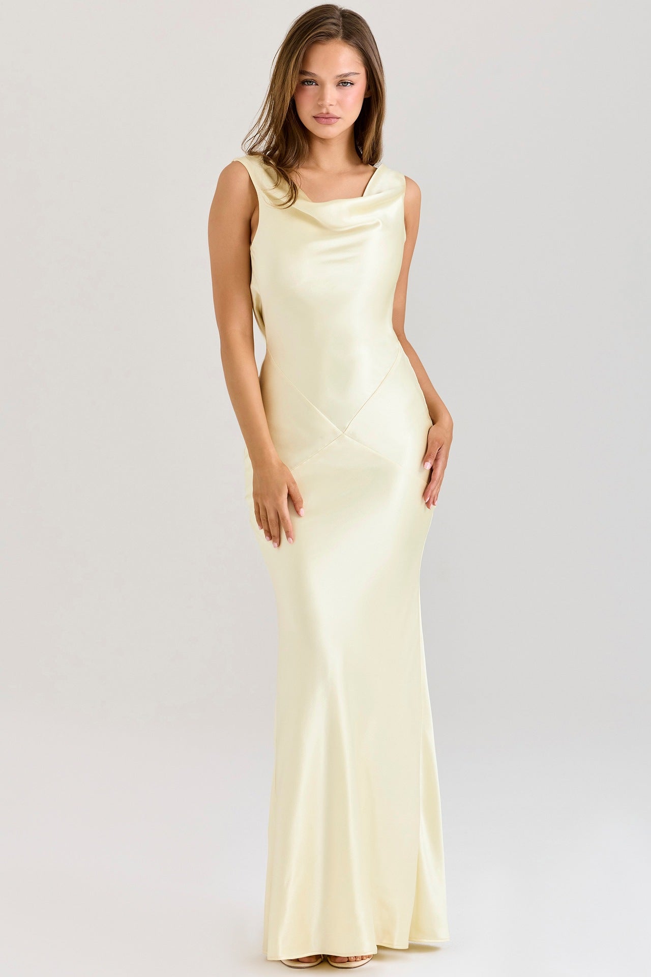 Off-the-Shoulder Fitted Chiffon Dress For Women, Upper West Side, BYMANYC New York. - BYMANYC ® New York  