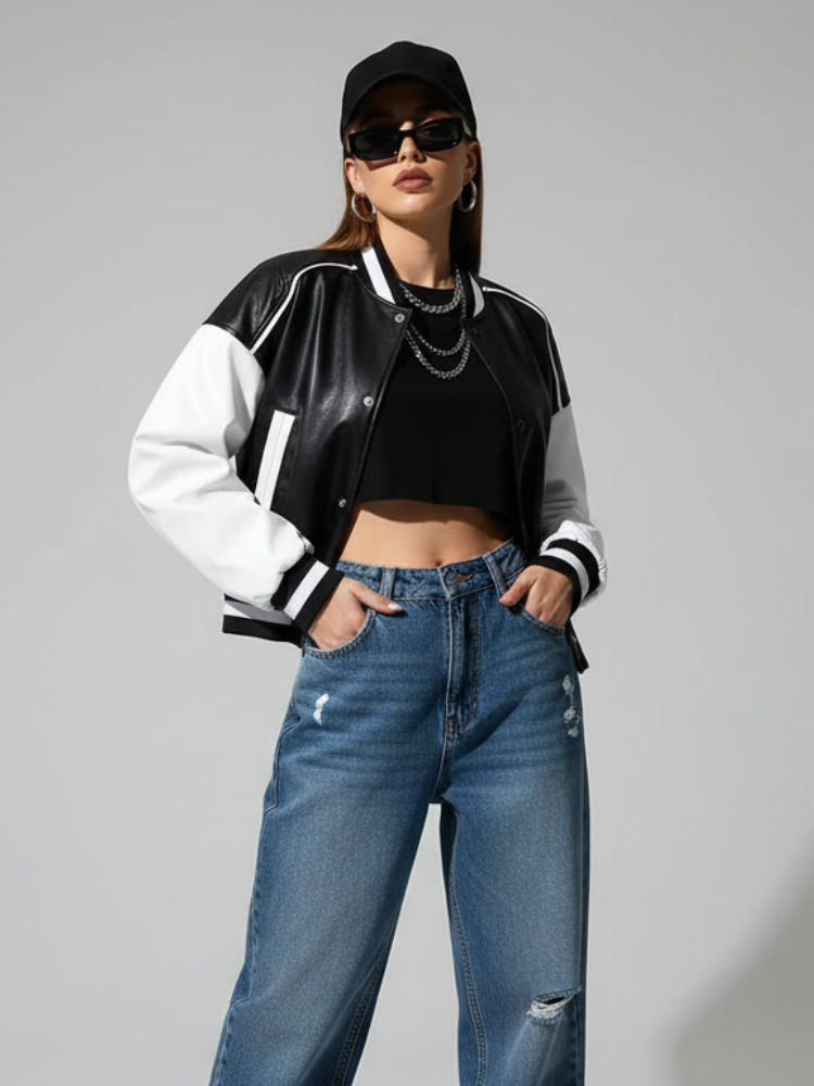 PU Leather Jacket, Lower East Side | Women - BYMANYC ® New York - BYMANYC ® New York  