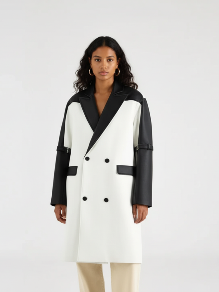 PU Leather Trench, Hudson Yards | Women - BYMANYC ® New York - BYMANYC ® New York  