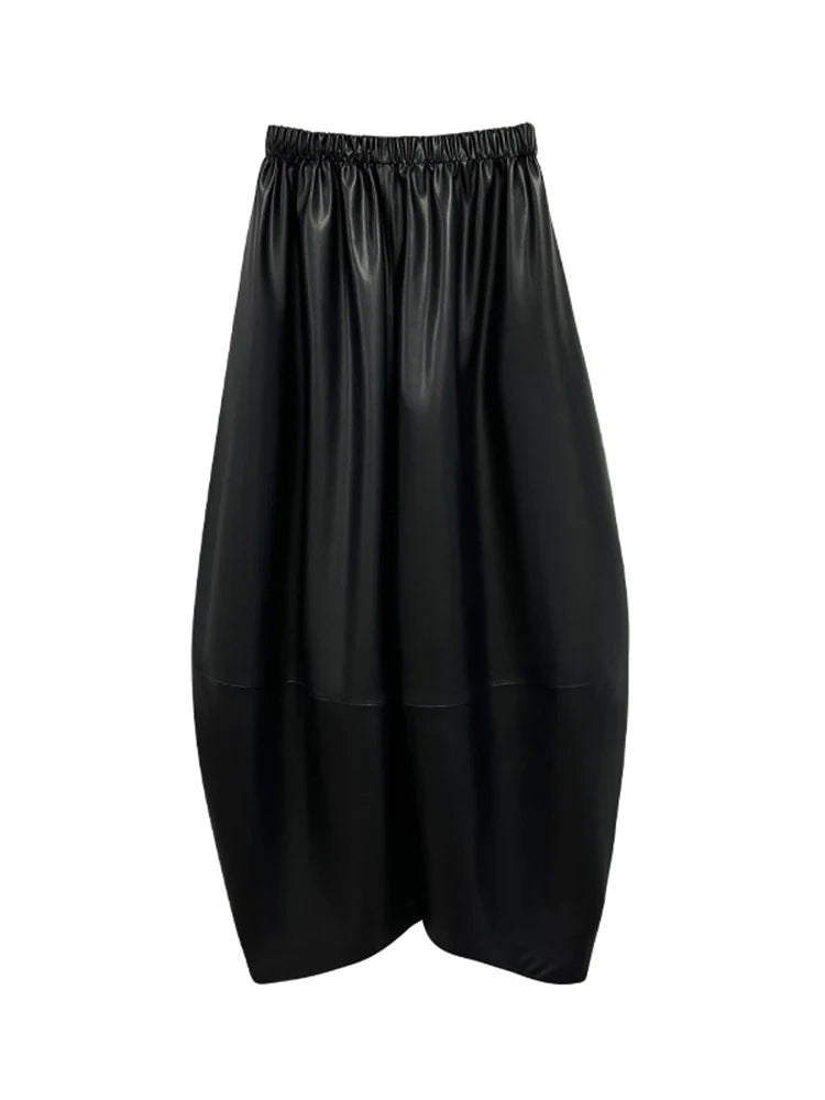 PU Wide-Leg Pants, Wall Street | Women - BYMANYC ® New York - BYMANYC ® New York  
